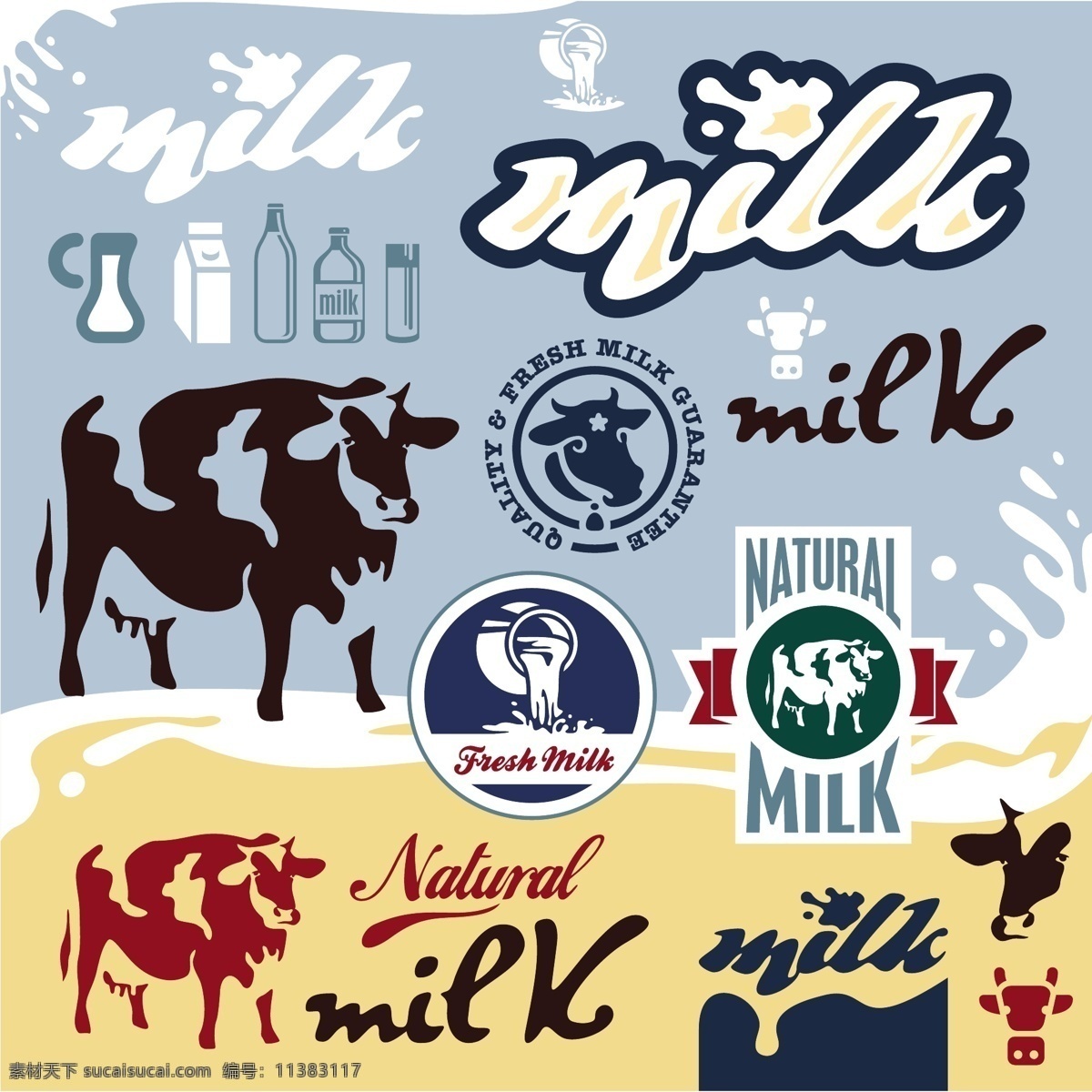 标识标志图标 标志图标 抽象设计 卡通背景 卡通设计 牛奶 牛奶广告 矢量设计 标志 矢量 模板下载 牛奶标志 牛奶设计 牛奶图标 牛奶标签 牛奶商标 牛奶logo 艺术设计 淘宝素材 淘宝促销标签