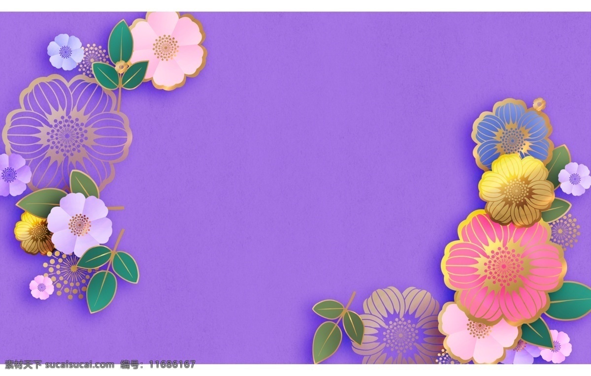 紫色 花朵 背景 展板 花卉 背景素材 创意 中国风 紫色背景 春节背景 花卉背景 猪年春节 新年素材 艺术背景 2019 新年