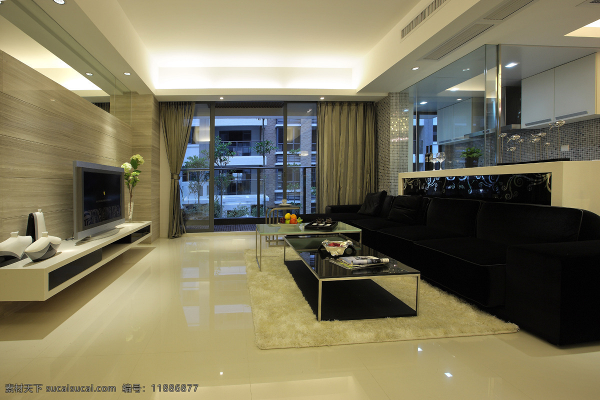 现代 客厅 茶几 电视 环境设计 沙发 室内设计 现代客厅 家居装饰素材