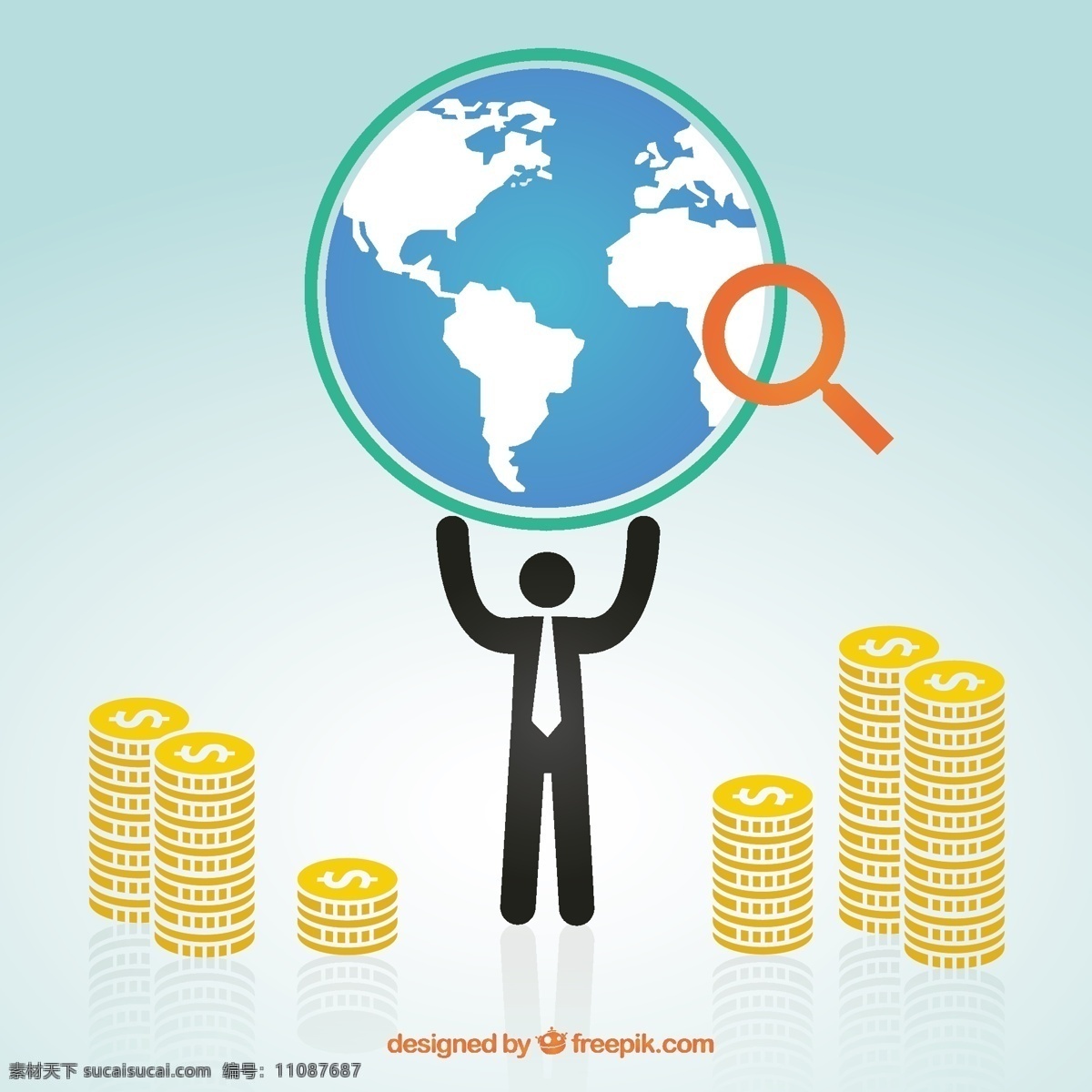 营业 利润 概念 商业 货币 地图 世界 世界地图 金融 经济 钱币 国际 全球 白色