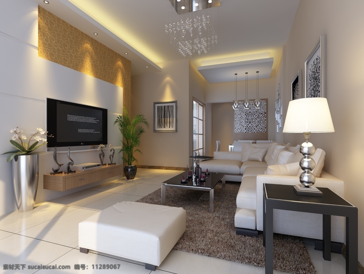 超 高清 客厅 效果图 沙发 电视 地毯 室内设计 环境设计