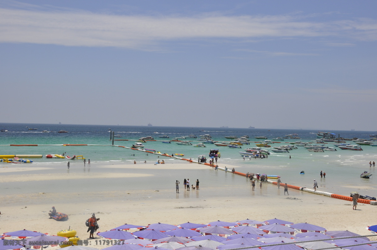 度假 海边 海景 海水 海滩 蓝天白云 旅游摄影 沙滩 泰国海滩 泰国 旅游拍摄 游艇 阳伞 水景 亚洲 自然风景