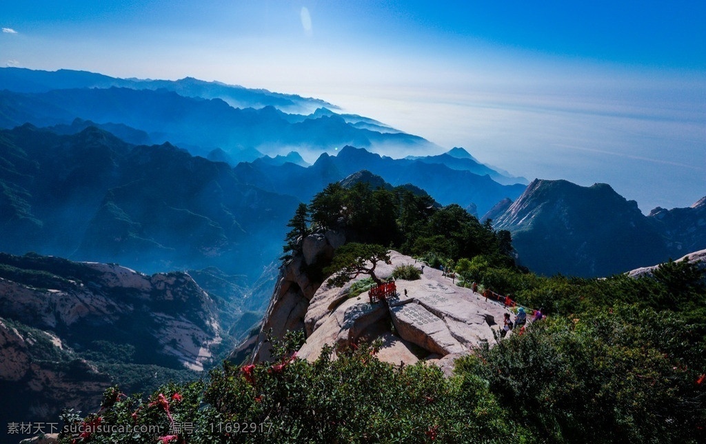 华山 陕西 五岳 西岳 险峻 山峰 西安 名胜 旅游 华山论剑 悬崖 山崖 登山 风光 国内旅游 旅游摄影