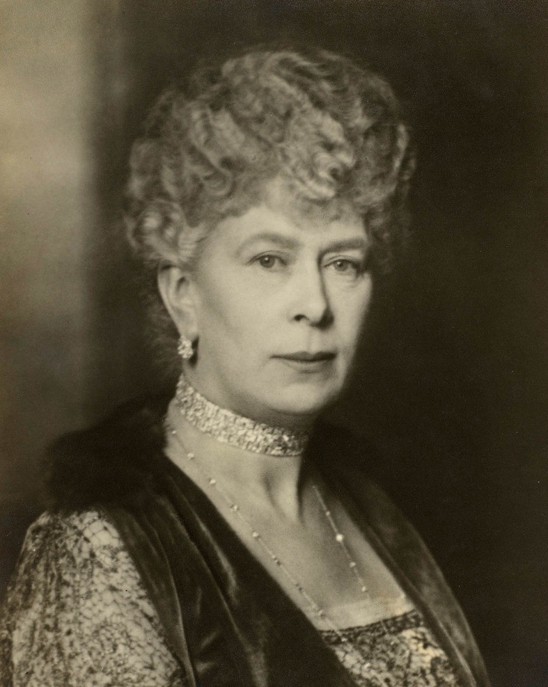 玛丽王后 乔治五世 王后 爱德华 七 世 乔治 六世 母 泰克公爵之女 英国 20世纪 老照片 人物写真 人物图库