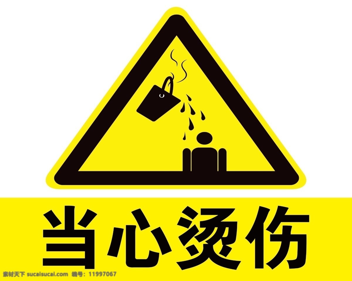 当心烫伤标志 当心烫伤标识 当心烫伤标牌 当心烫伤图片 当心烫伤图案 烫伤 烫伤标识标牌 分层