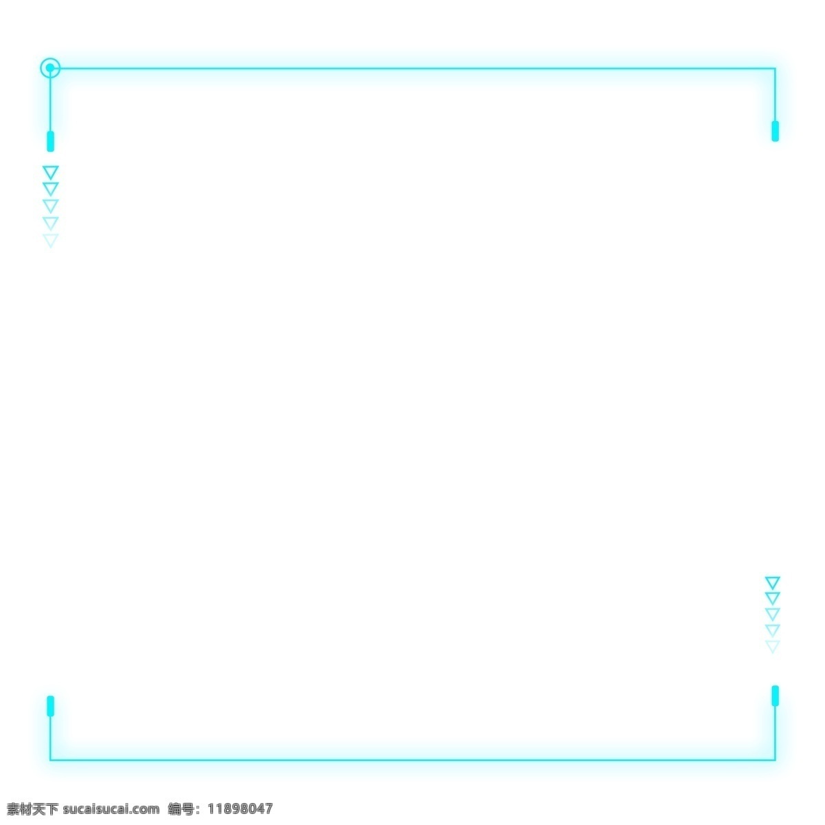 蓝色 科技 感 外 发光 边框 科技感 外发光 框 文本框 透明 高科技 方框 炫酷 装饰图案 线条
