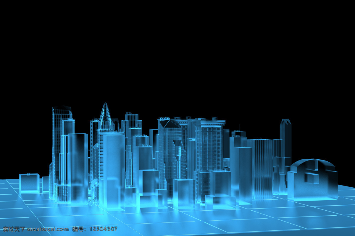 都市 建筑模型 光电 城 全息 投影 3d 3d设计 3d作品 建筑 科技 蓝色 模型 光电之城 全息投影 装饰素材 展示设计