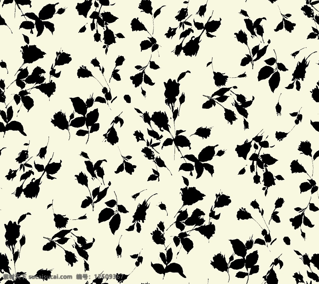 面料设计 墙纸设计 服装面料 花卉 植物 叶子 底纹 花边花纹 底纹边框