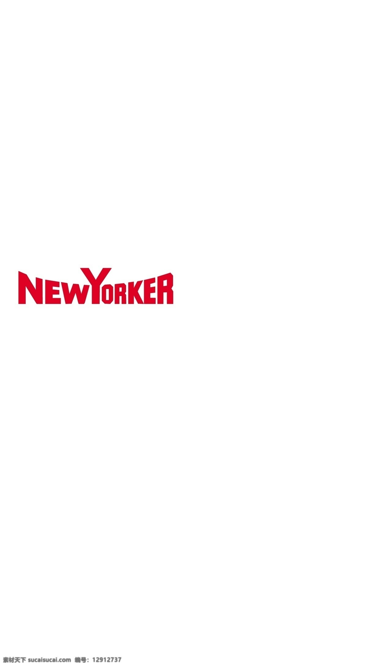 newyorker logo 设计欣赏 轻工业 标志 标志设计 欣赏 矢量下载 网页矢量 商业矢量 logo大全 红色