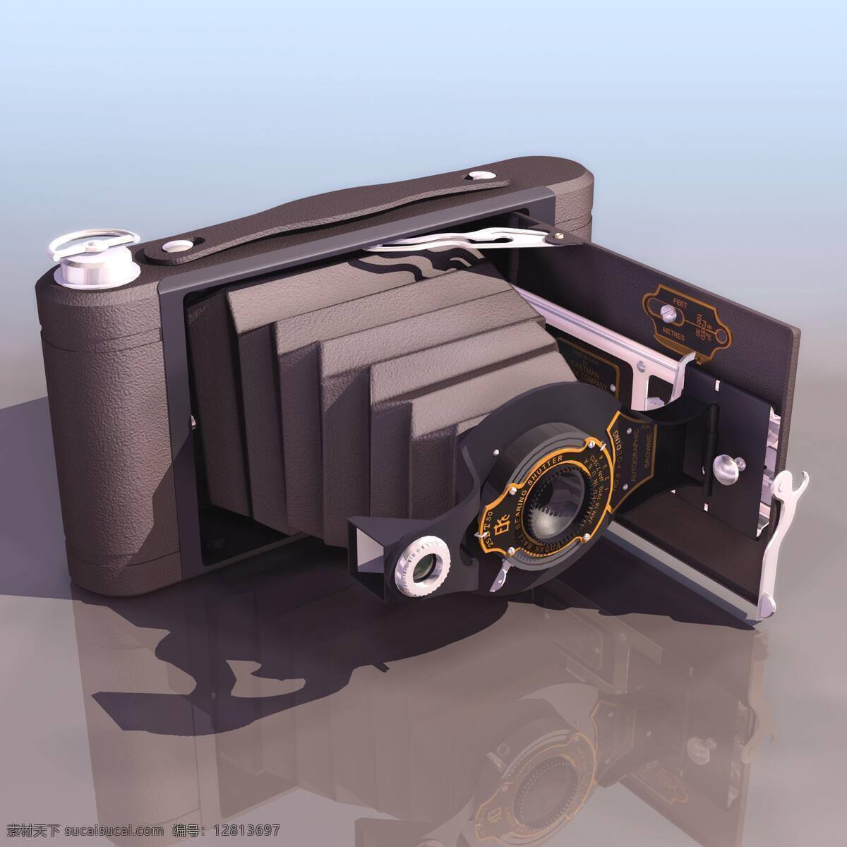 3d设计 3d设计图片 3d作品 工业设计 老式 立体模型 照相机 黑白胶片 设计素材 模板下载 仿真模型 逼真效果图 三维 场景 视觉 图 psd源文件