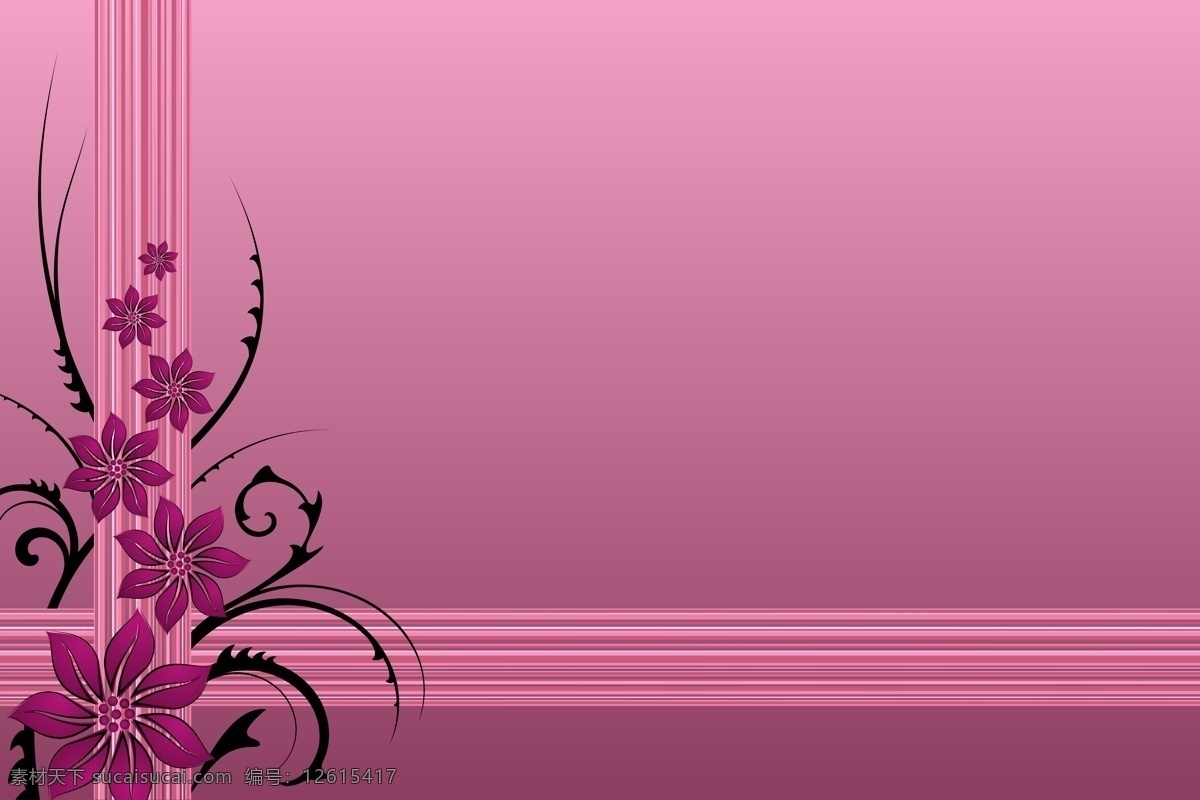 粉红色 情人节 包装素材 背景底纹 底纹边框 粉色背景 红色的花 花 花朵 情人节素材 线条 节日素材 情人节七夕