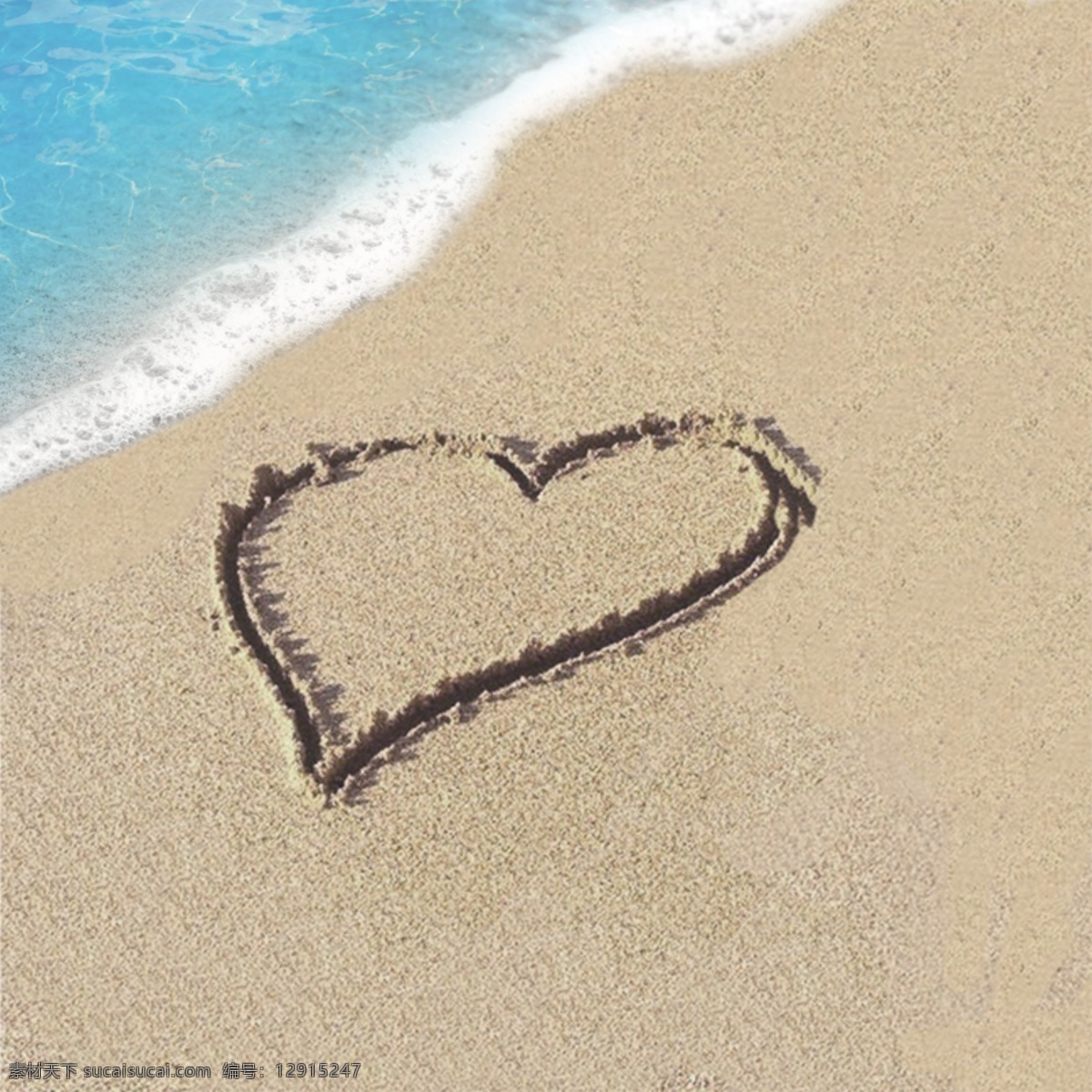 呈现 海滩 上 爱心 爱 背景 海 海岸 海洋 红色 浪漫 沙 心