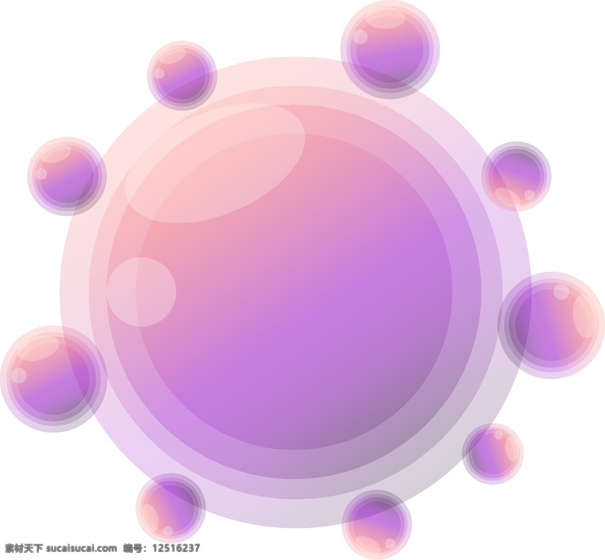 紫色 气泡 装饰 插画 紫色的气泡 圆形气泡 漂亮的气泡 气泡装饰 气泡插画 立体气泡 卡通气泡