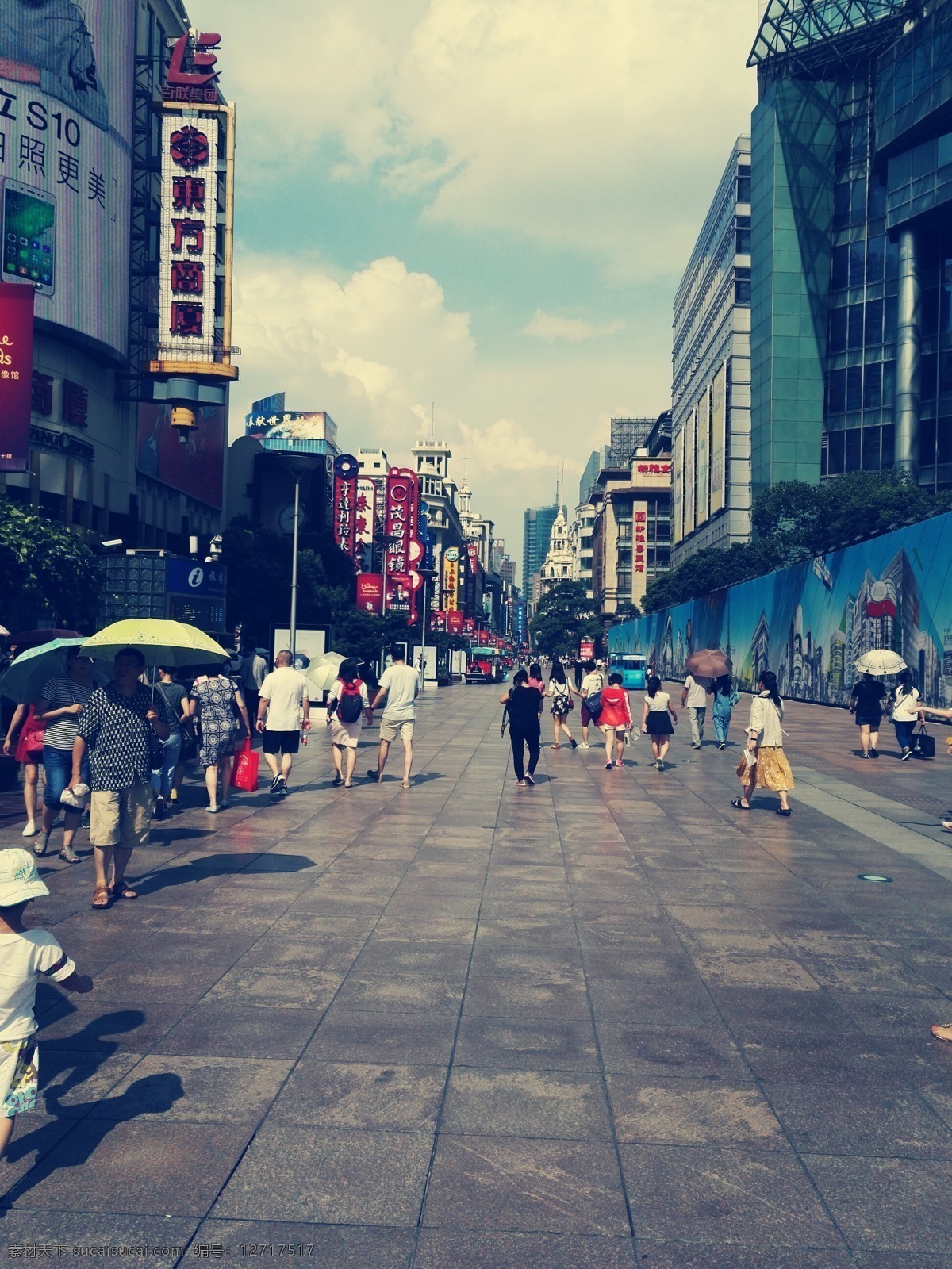 南京步行街 上海 旅游 商业 旅游摄影 国内旅游