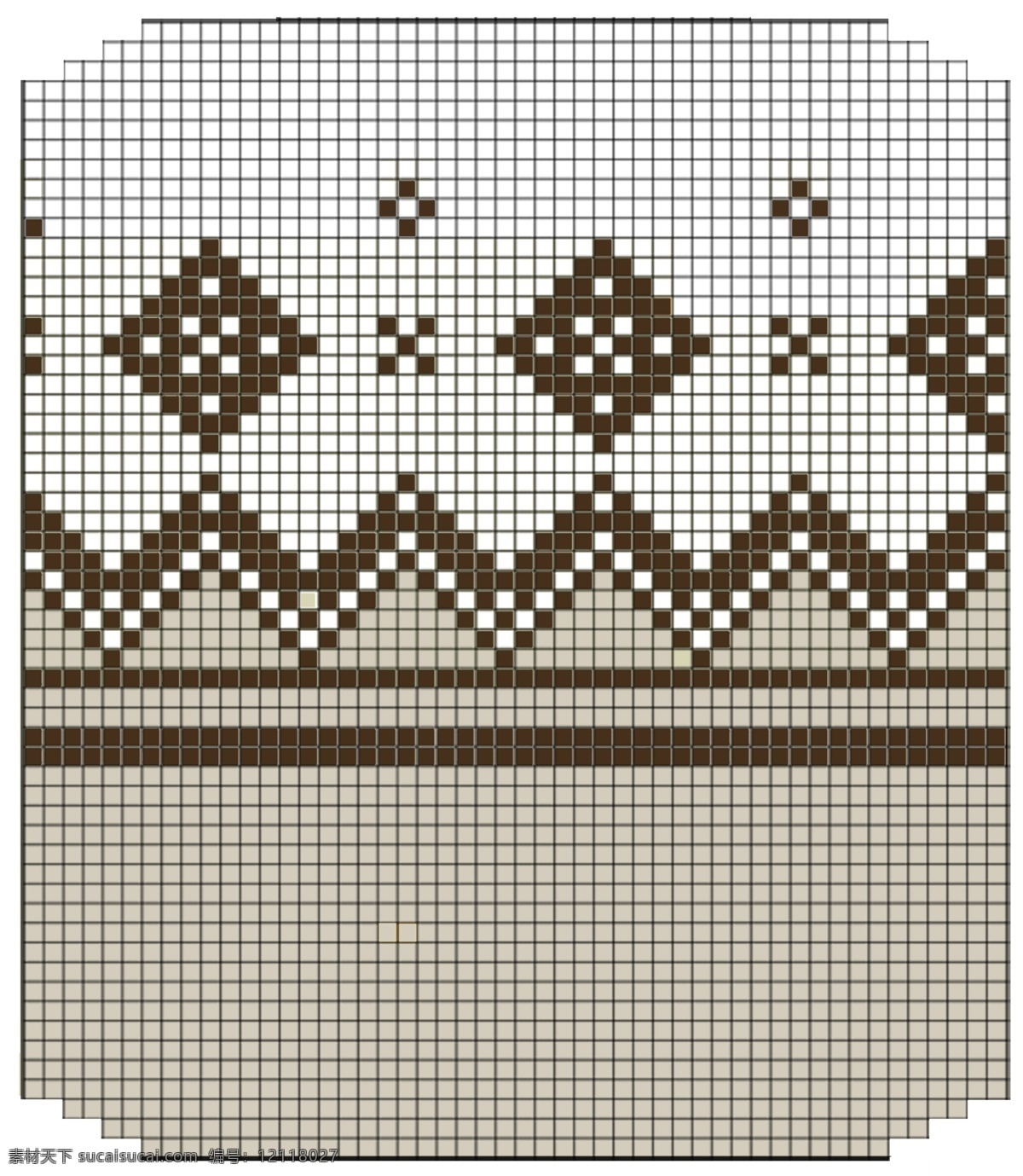 格子 点阵 图案 原创设计 格子点阵图案 主要 用于 编织 刺绣 矢量图 花纹花边