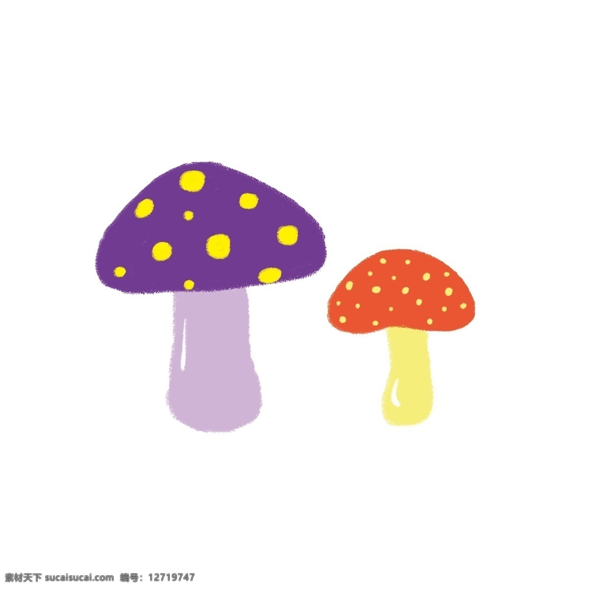 原创 手绘 卡通 蘑菇 真菌 食物 手绘蘑菇 卡通蘑菇 厨房 森林 树林