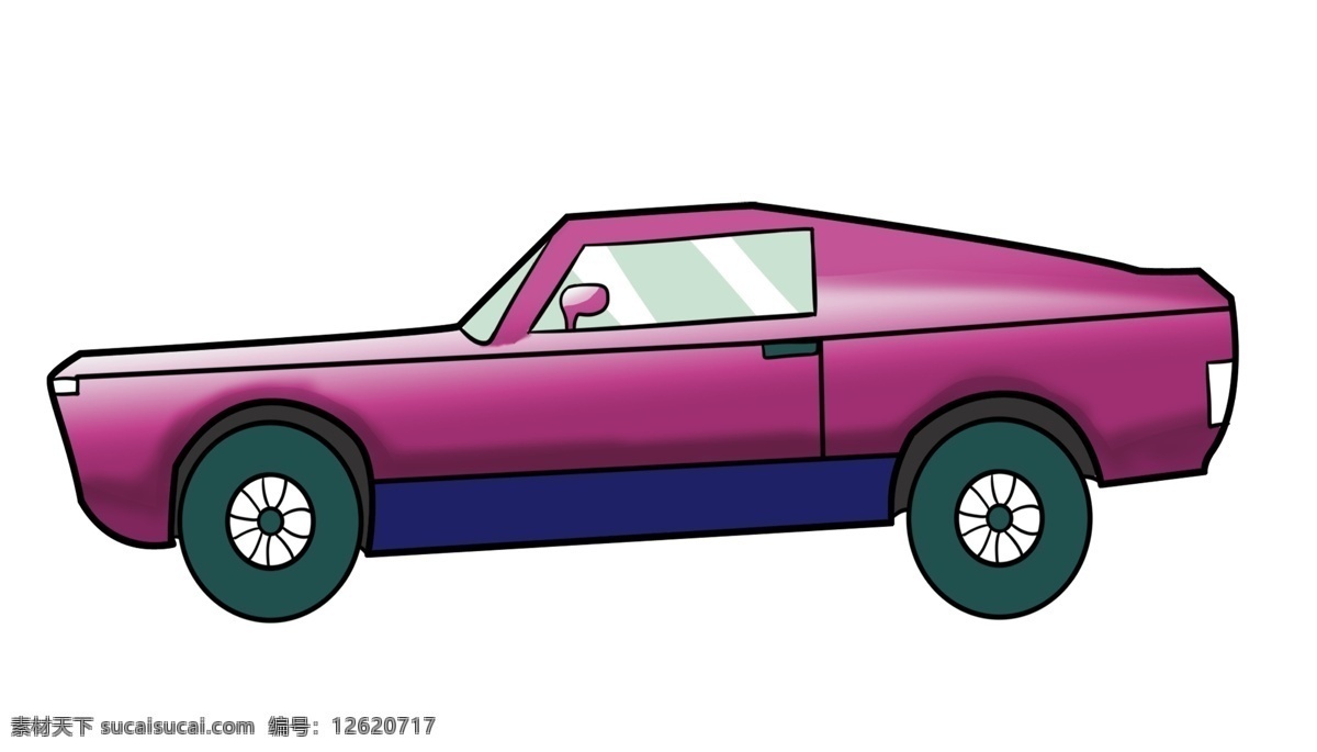 紫色 汽车装饰 插画 紫色的汽车 漂亮的汽车 载客汽车 汽车插画 立体汽车 卡通汽车