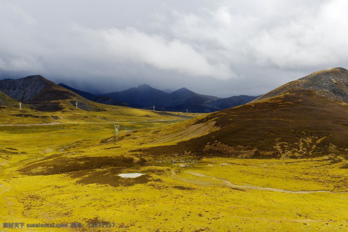 西藏 米拉山 风景