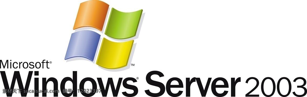 微软 windows 免费 server 2003 标志 psd源文件 logo设计