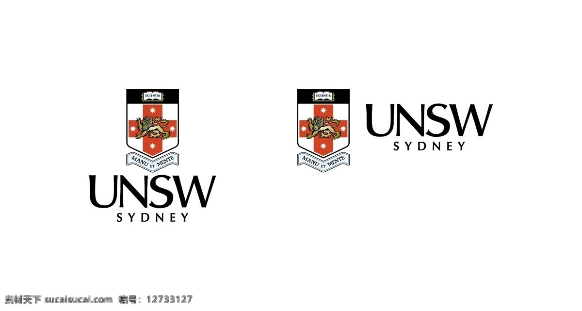 澳大利亚 新南威尔士 大学 校徽 新版 校标 徽标 标识 标志 logo 大洋洲 名校 标志图标 其他图标