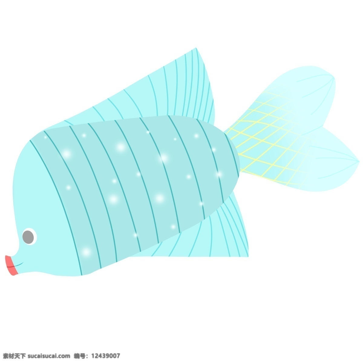 蓝色海生鱼类 海洋生物 鱼类 蓝色