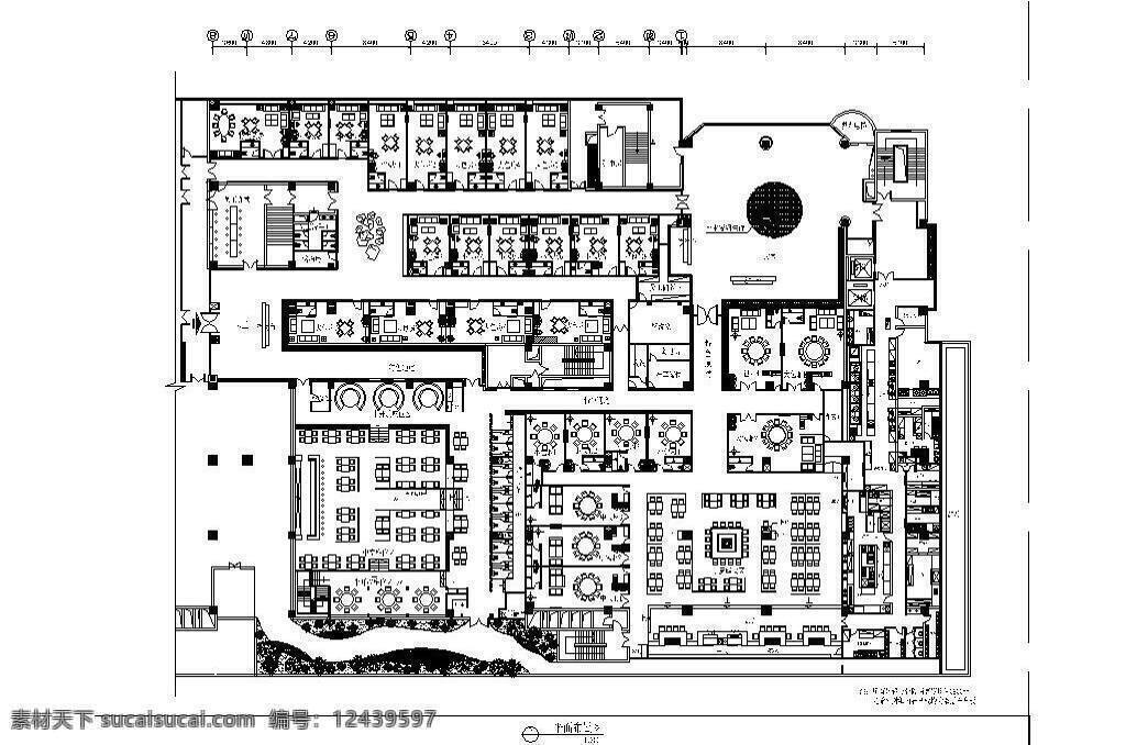 大型 酒店餐饮 空间 平面图 酒店 餐饮 室内设计 餐厅 装修 室内装饰 包厢 工装