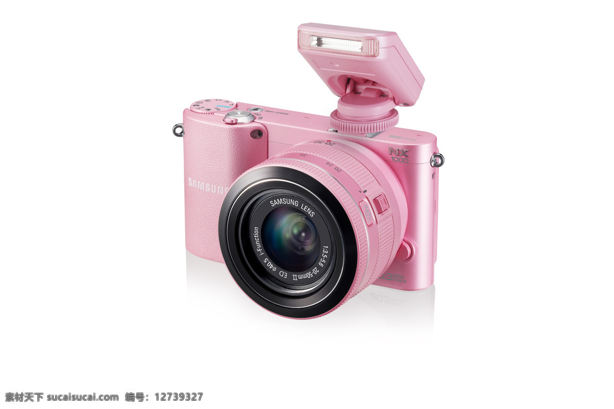 大方 粉色 精致 可爱 三星 生活百科 数码家电 nx 相机 nx1000 优雅 微型单反相机 三星相机 数码相机 单 镜头 反光 psd源文件