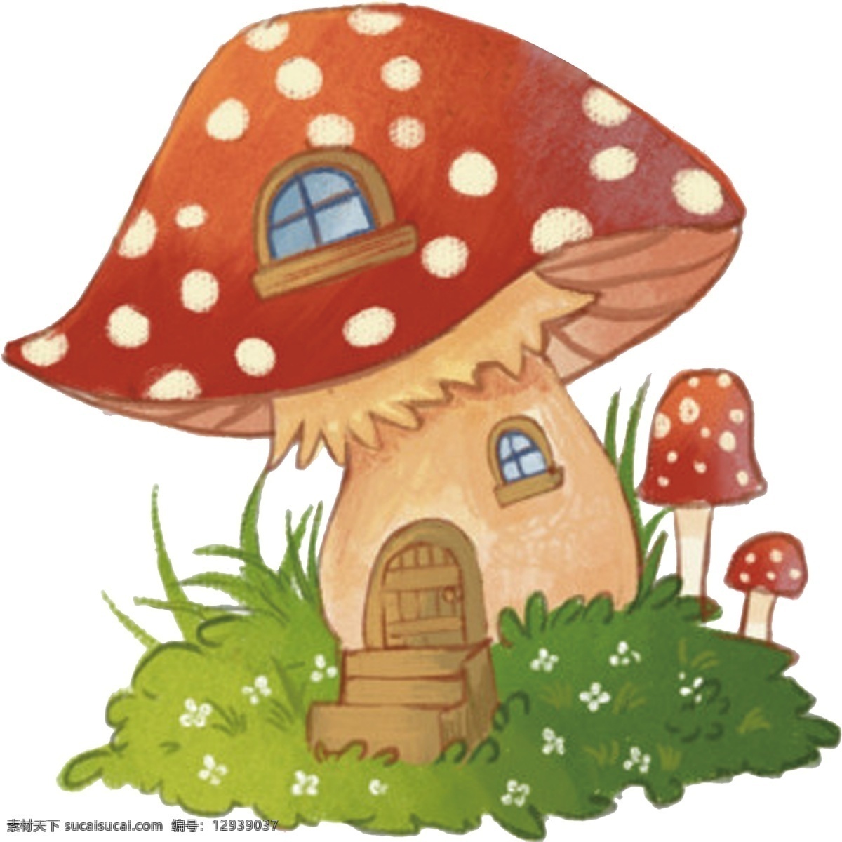 卡通蘑菇图片 蘑菇 卡通 伞 香菇 菌类 大小 插画 动漫动画
