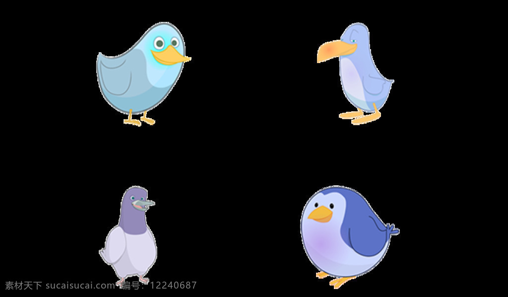 可爱 小鸟 图标 动物图标 图标设计 扁平图标 手绘动物 icon 动物icon 卡通图标 可爱小鸟 小鸟图标