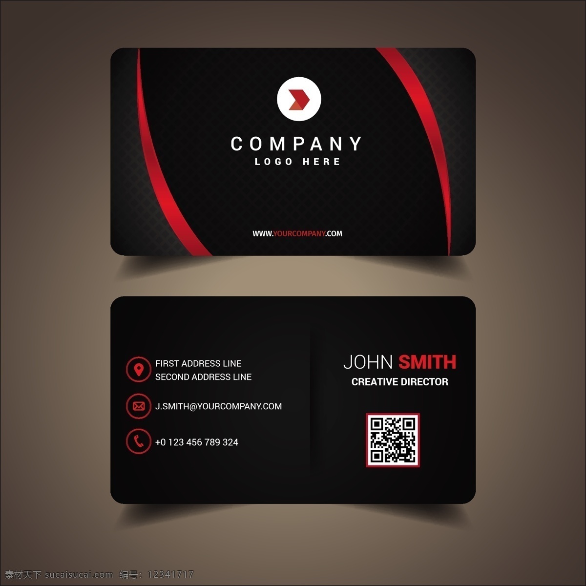 名片模板设计 商标 名片 商业 抽象 卡片 模板 办公室 红色 颜色 展示 文具 公司 抽象标志 企业标识 现代 身份 身份证