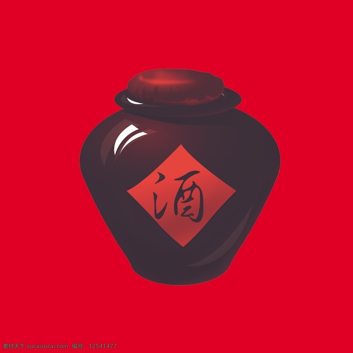 十八版酒坛图带古酒盅素材图片下载-素材编号12541477-素材天下图库