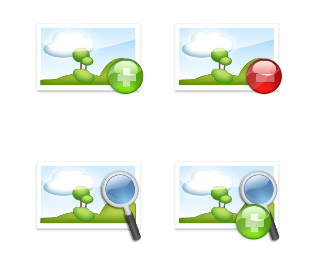 精美 相册 管理 放大镜 景色 相框 网页素材 网页模板