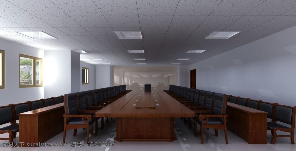大型会议室 会议室 会议大厅 现代会议室 会议布局 三维场景模型 3d设计 3d作品 max