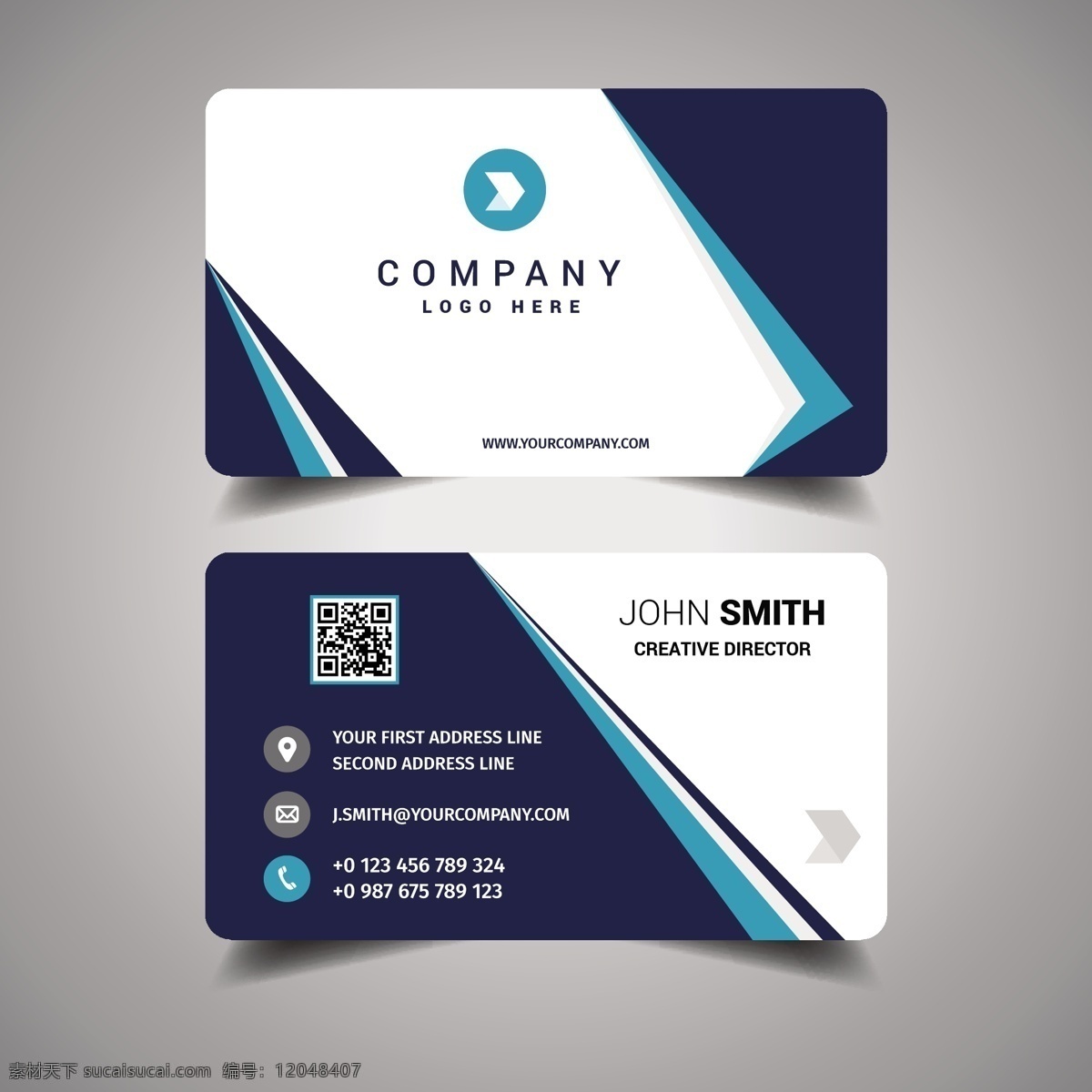 名片模板设计 商标 名片 商业 抽象 卡片 模板 蓝色 办公室 颜色 展示 文具 公司 抽象标志 企业标识 现代 身份 身份证