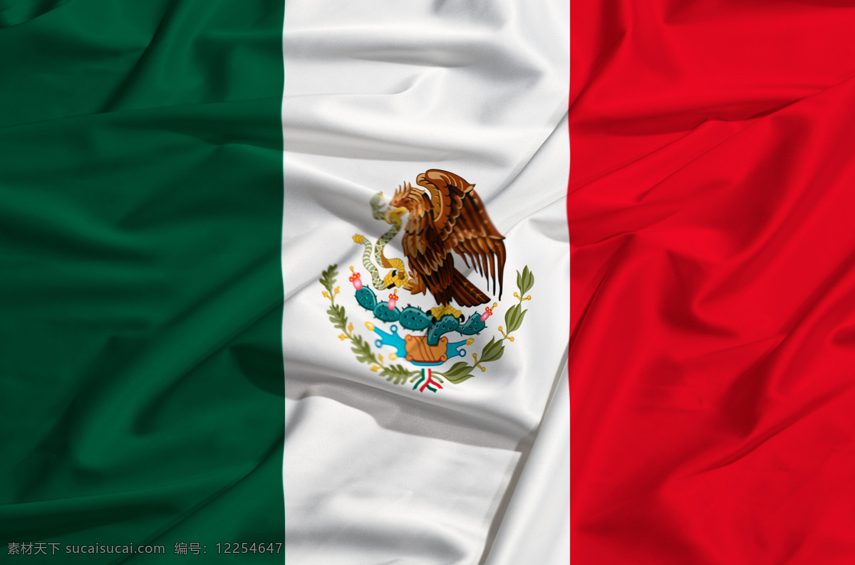 墨西哥国旗 旗帜 旗子 国旗飘扬 其他类别 环境家居 红色