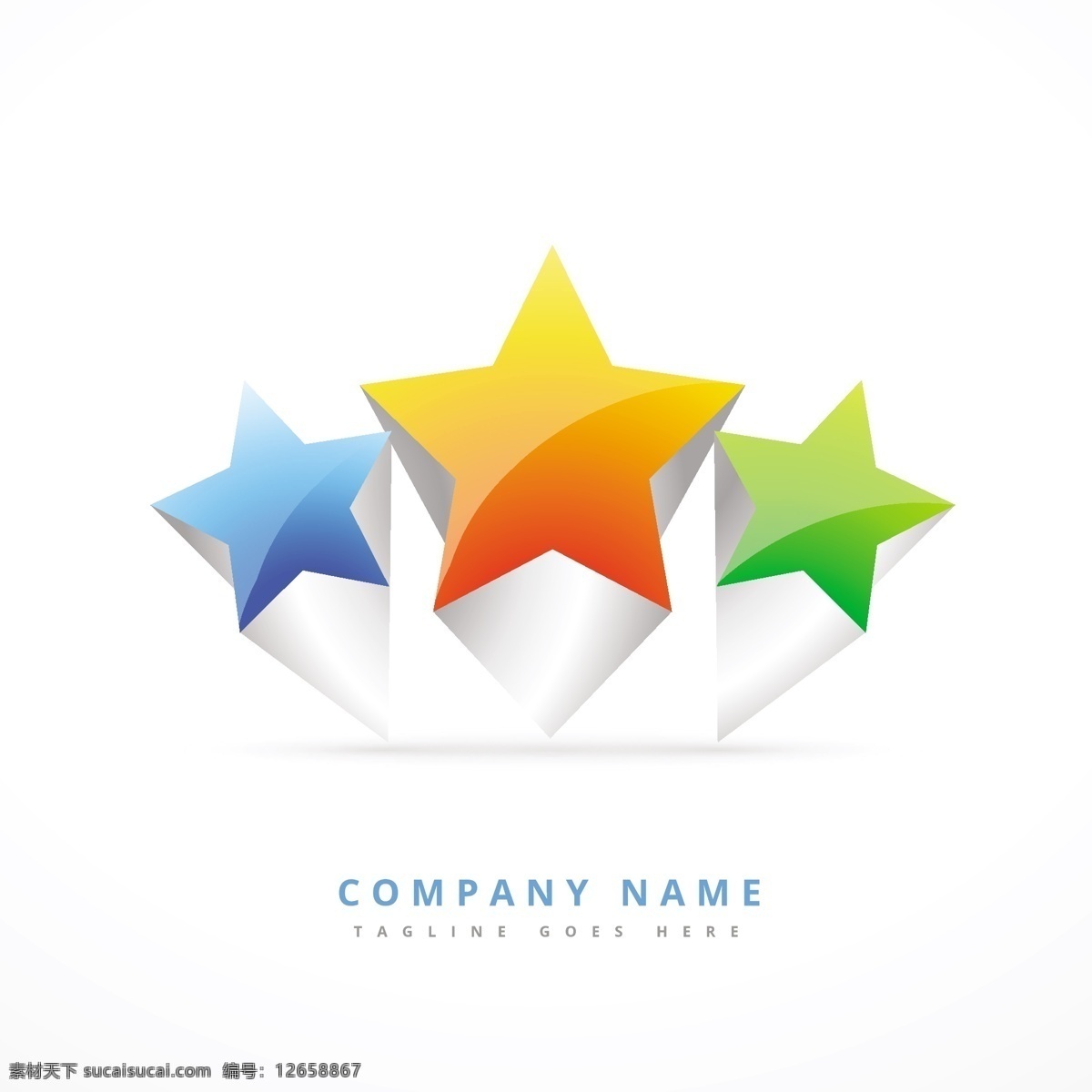 三星级标识 标识 商业 抽象 图标 明星 模板 标志设计 营销 颜色 三维 促销 广告 企业 丰富多彩 公司 品牌 创意 抽象的标志 形状 现代 白色