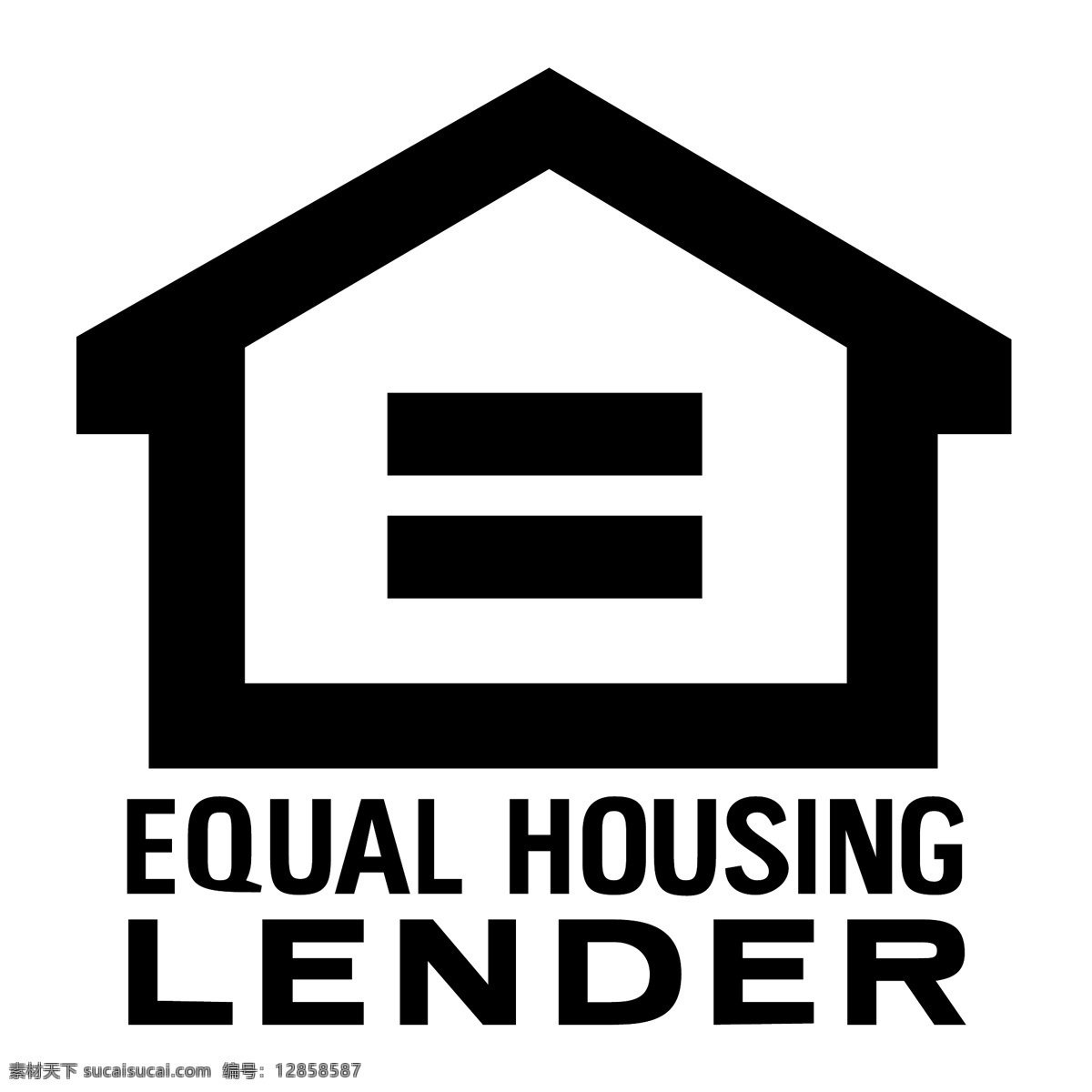 相等的 平等的住房 住房 住房贷款 贷款人 平等 标志 向量 相等 机会 文件 免费 蓝色