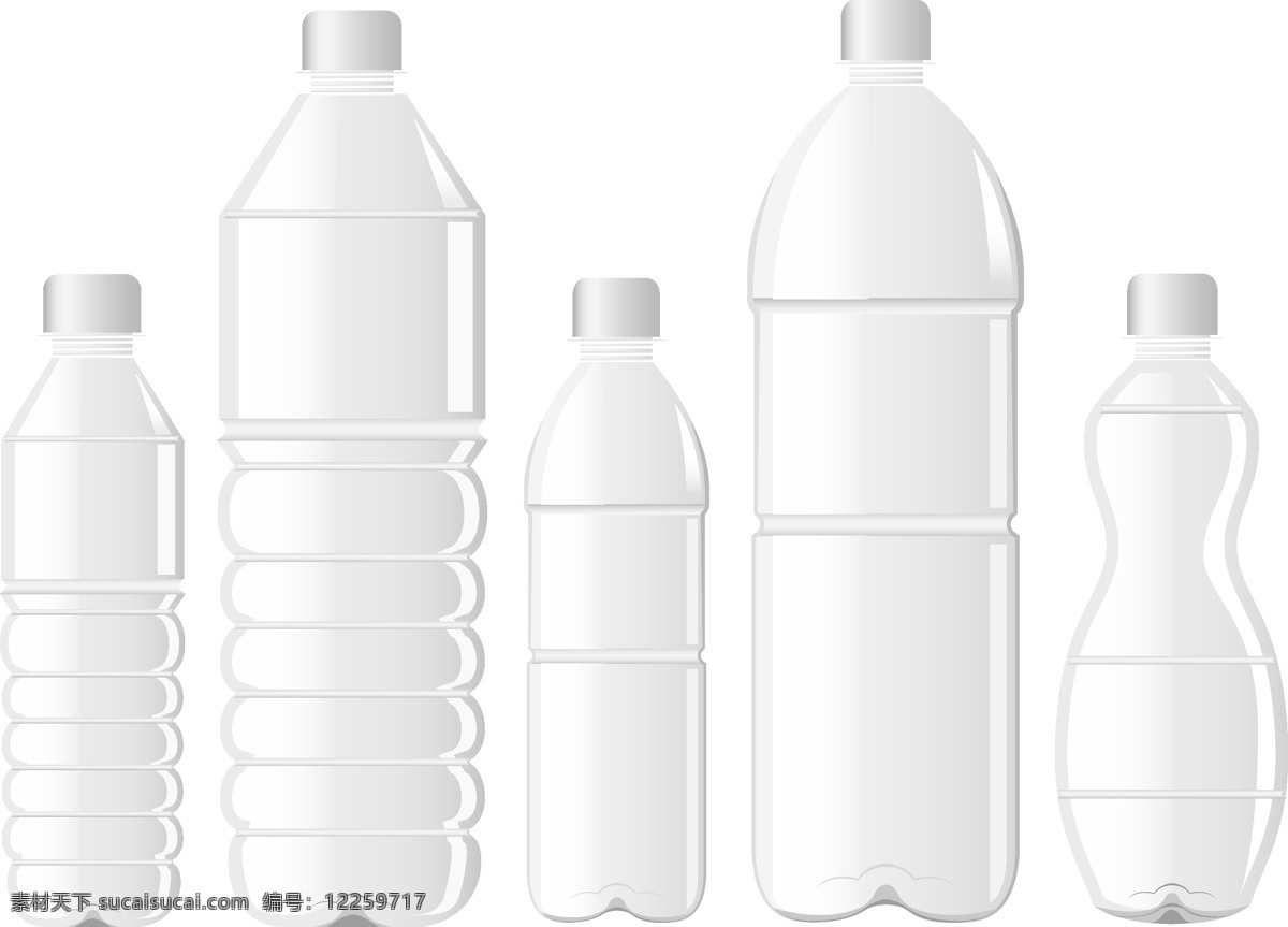瓶子包装设计 瓶子 矿泉水 包装 瓶型设计 包装设计 矢量