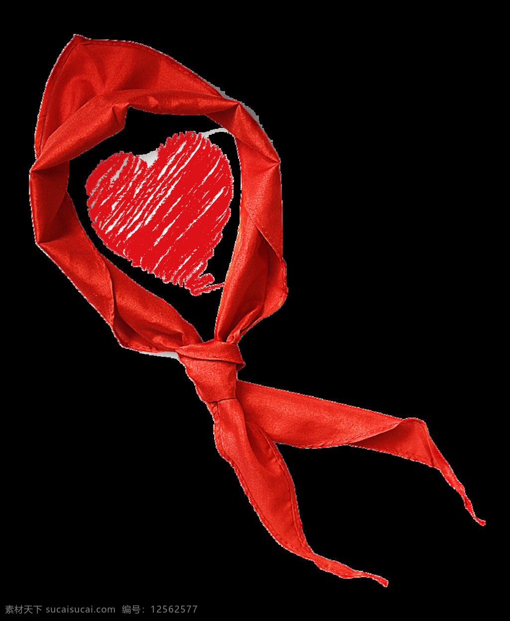 红领巾素材 红领巾 少先队 献爱心 志愿者 爱心 免抠