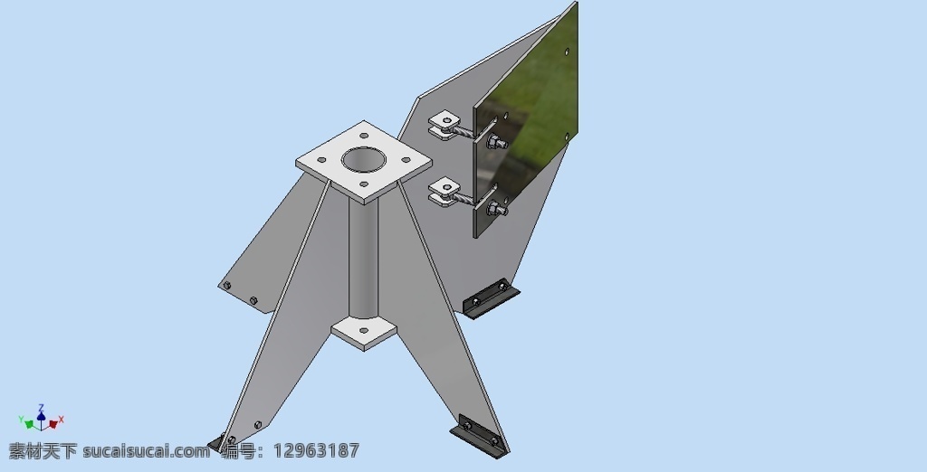 soporte 电机 ventilador 奥尔诺 榨汁机 电动机 3d模型素材 建筑模型