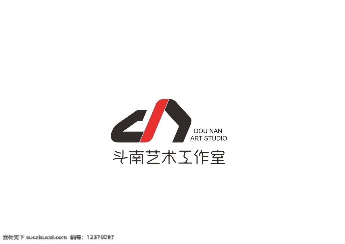 艺术 工作室 logo logo设计 标识设计 ai矢量 字母d 字母n 字母logo