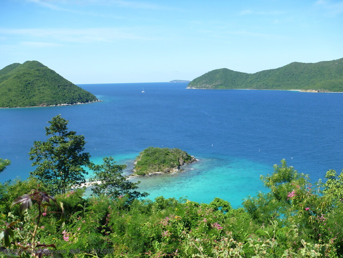 高清 美丽 海岛 风景 海岛风景 岛屿 蓝色大海 海景