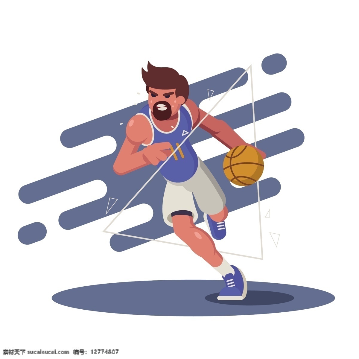 卡通 篮球 运动员 矢量 卡通篮球 打篮球 篮球运动员 体育 体育项目 体育运动员 卡通运动员