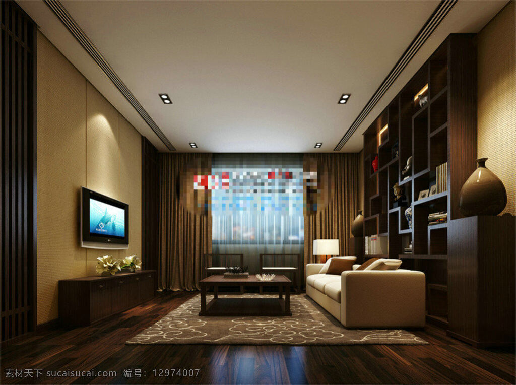 室内 中式 模型 3d 3d模型素材 室内装饰 3d室内模型 3d模型下载 室内模型 室内装修 max 黑色