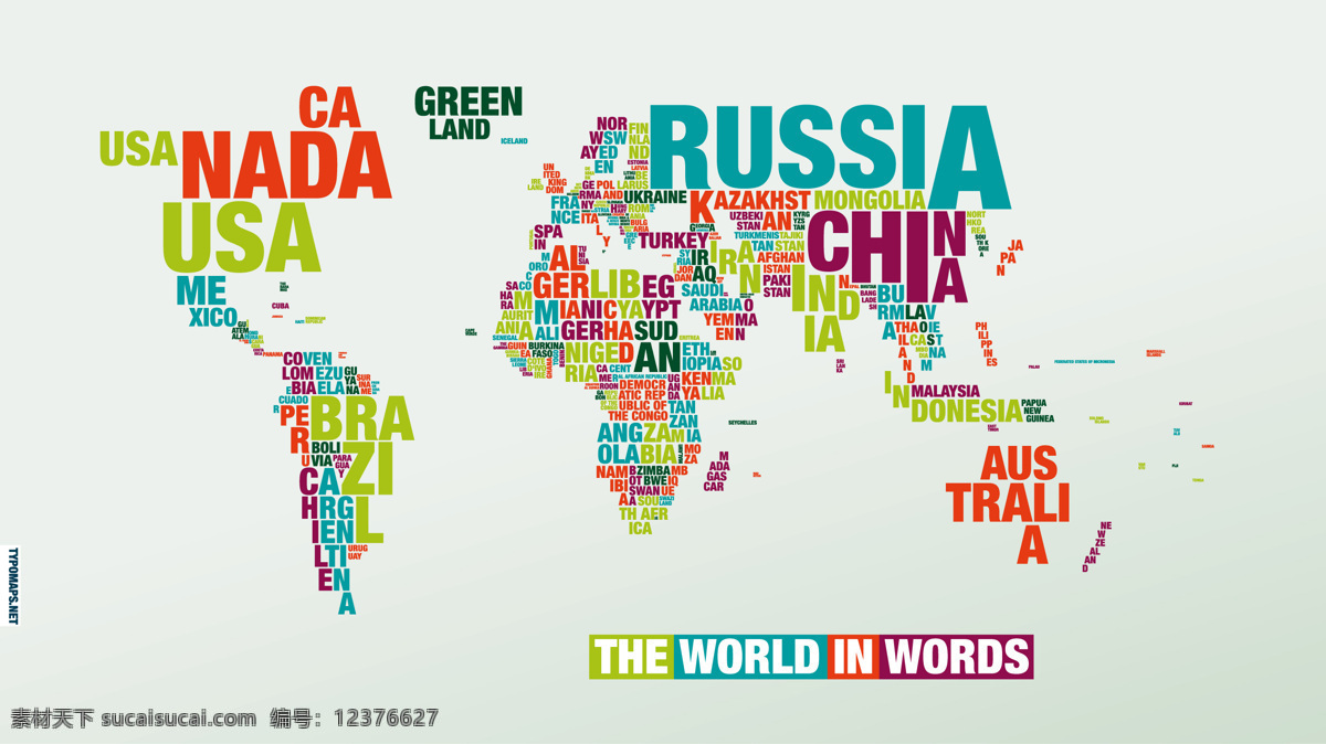 in the words world 蓝色背景 世界 字母 组成 板块 世界板块 英文 文化艺术