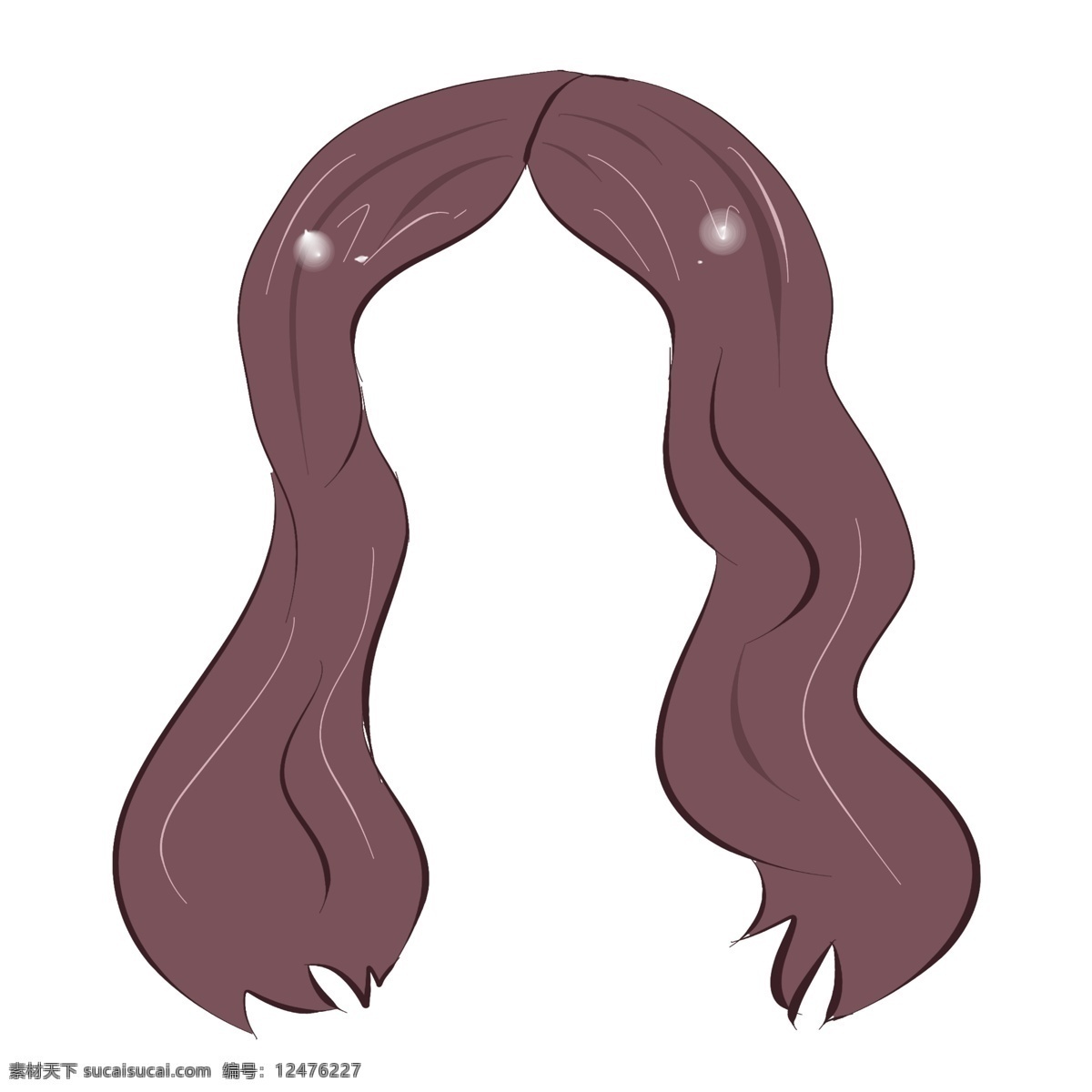 红粉头发发型 发型 发饰 假发