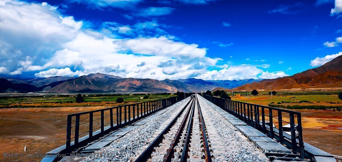 西藏拉日 铁路 风光 美景 日喀则 西藏天路图片 旅游摄影 国内旅游