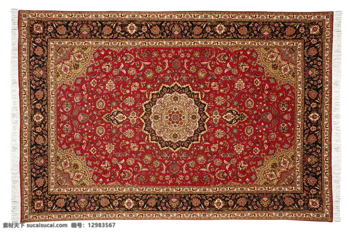 伊朗 进口 纯 手工 祖 努 兹 波斯 地毯 红色