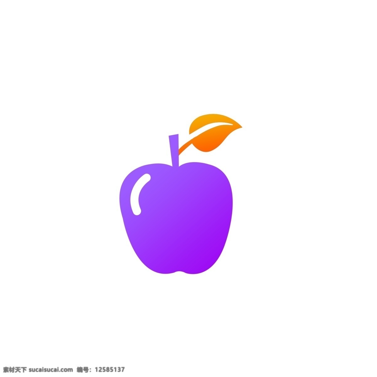 苹果图标 水果 苹果 营养