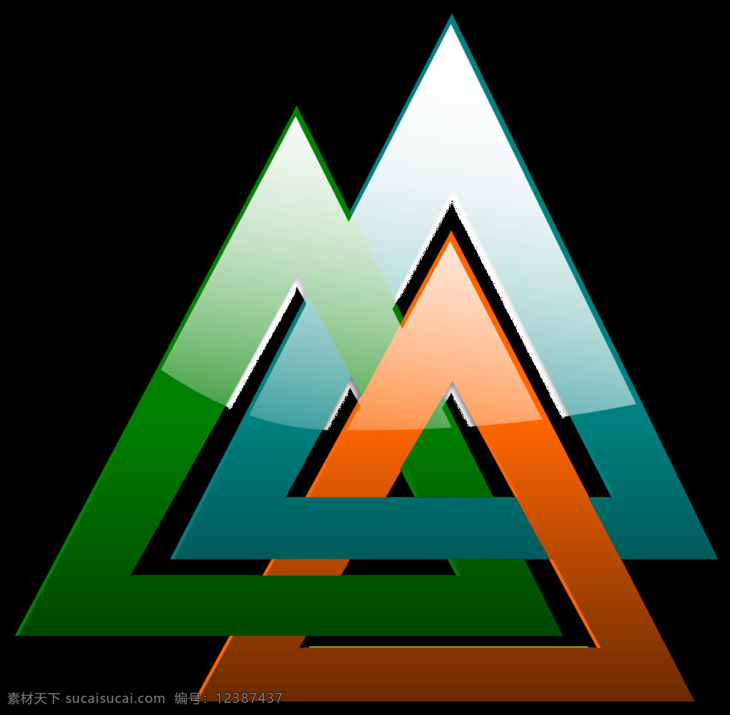 三角形 连接 光泽 图标 有光泽的 inky2010 三角形连接 插画集